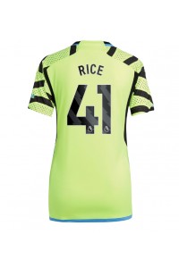 Arsenal Declan Rice #41 Jalkapallovaatteet Naisten Vieraspaita 2023-24 Lyhythihainen